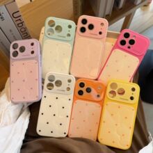 多巴胺撞色波点适用iPhone17苹果18ProMax手机壳16大视窗15女17PM