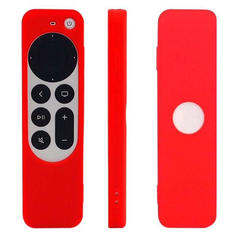 Aplicable a Apple AppleTV6 control remoto cubierta protectora nueva Apple 4K TV superior cubierta protectora de silicona líquida
