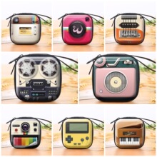 创意卡通零钱包 儿童礼物礼品装饰跨境耳机收纳小钱包 可定logo