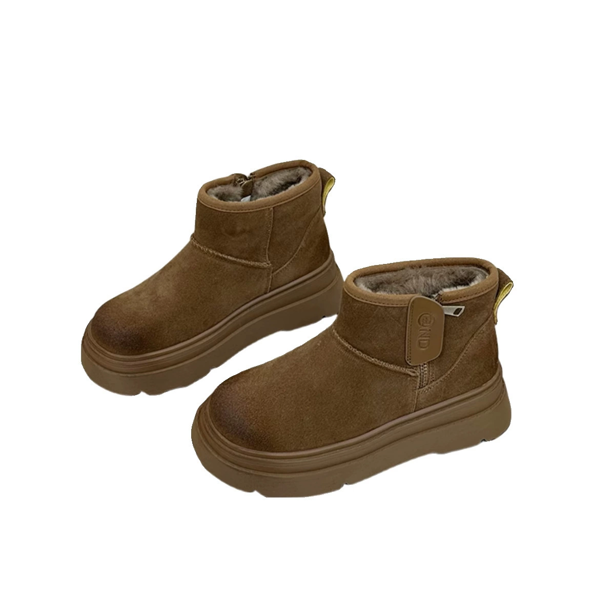 Keep warm non-slip matte low boots, 2024 years