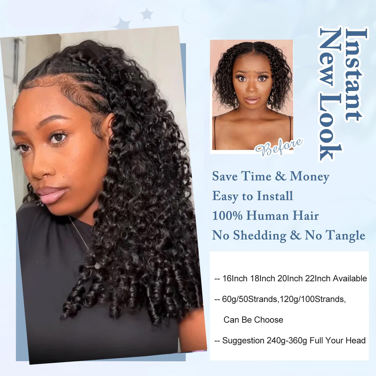 Tercera generación de extensiones de plumas Burmese Curly Bundles Cabello humano