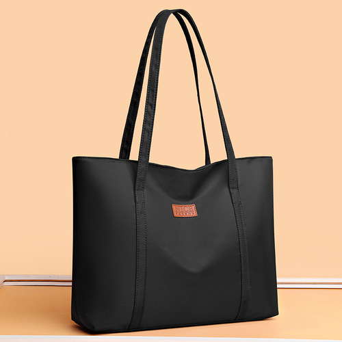 New women's bag tote bag large capacity oxford cloth simple fashion handbag shoulder bag mother bag one piece drop shipping