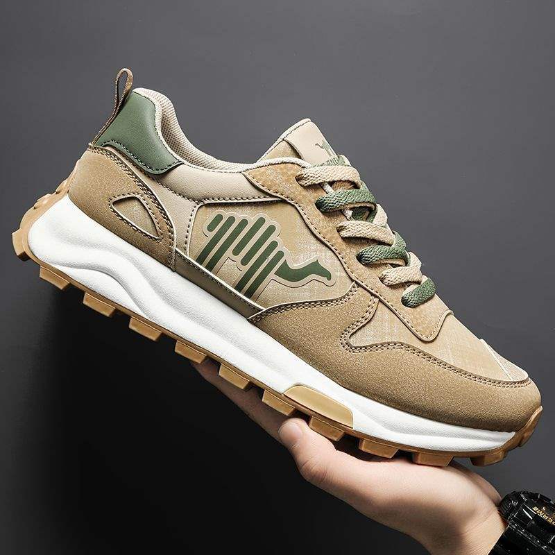 保罗骆驼男鞋休闲鞋25秋季新款运动鞋时尚百搭男士厚底增高潮鞋