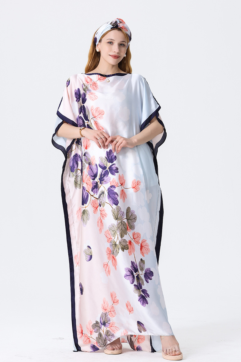 2025 primavera y verano nuevo Amazon venta rápida ropa malaya camisa de arena imitación seda brocado ropa de protección solar de vacaciones de playa