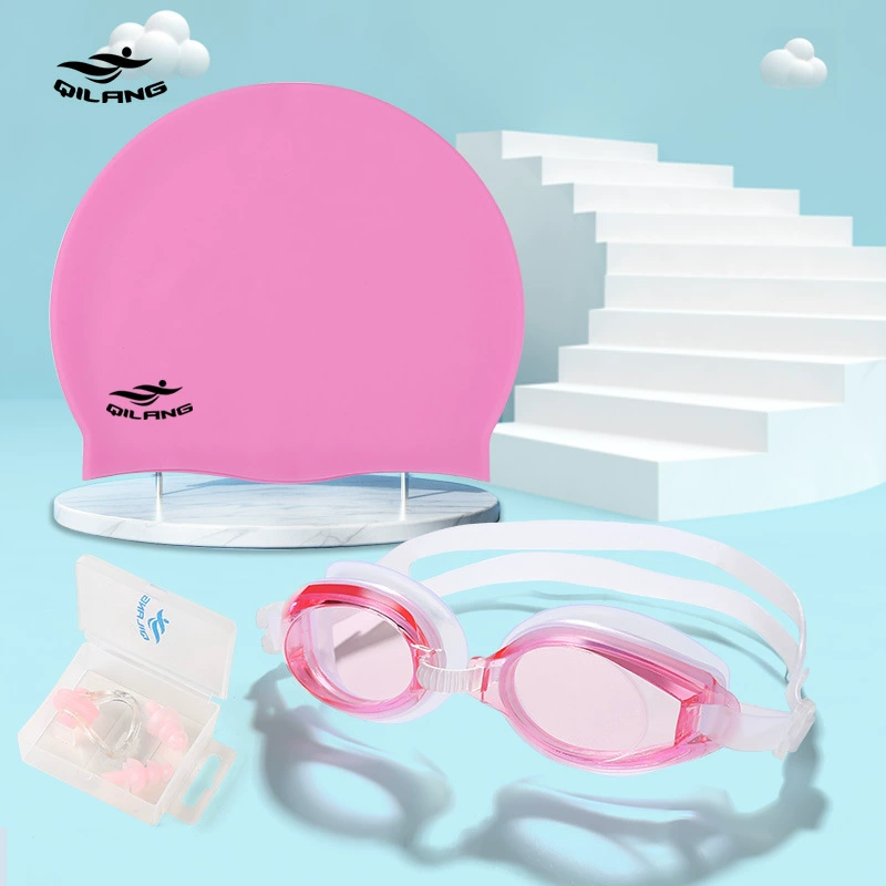 Универсальные водонепроницаемые очки для плавания для детей и взрослых, против запотевания
