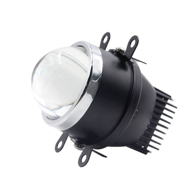 3D ledfog luz de niebla de foco azul película azul tricolor LED láser niebla lente dual   Modificación