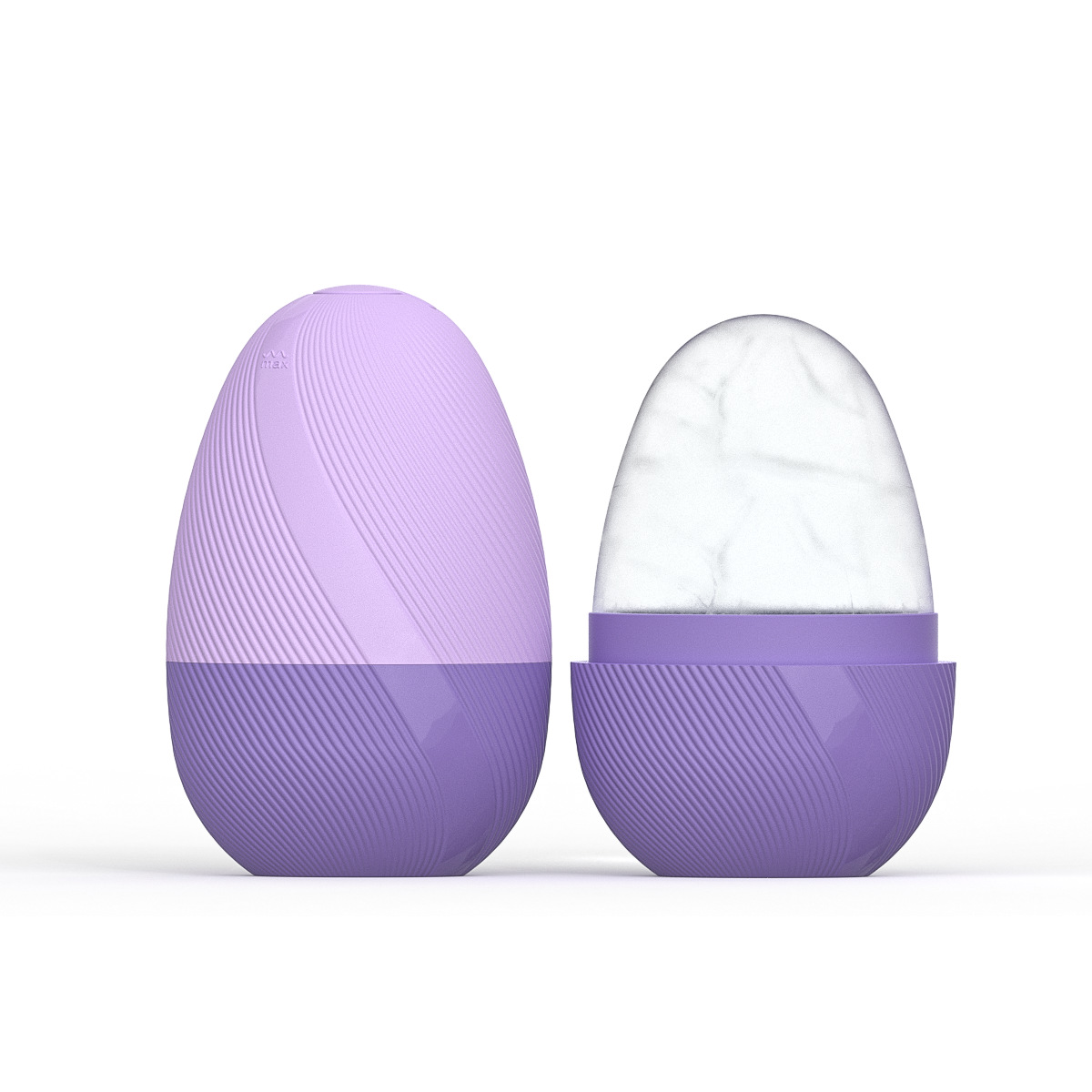 새로운 스타일 - 달걀 모양의 보라색