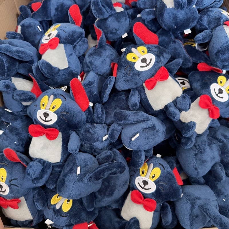 かわいいチーズ猫とネズミトムジェリーハンバーガーアイスクリームぬいぐるみキーホルダー卸売り|undefined