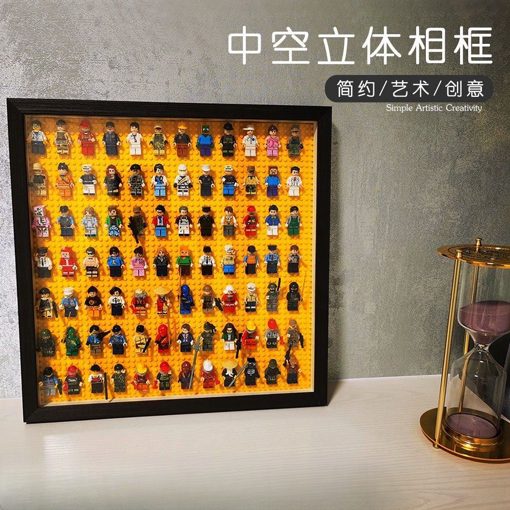 Wooden empty 3D 2cm block picture frame DIY creative wall hanging frame decorative frame and shelf wholesale