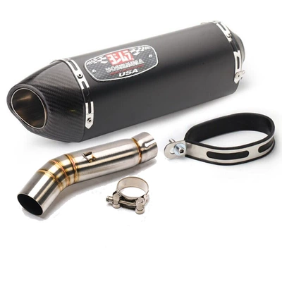 section exhaust stainless steel suitable | Motorcycle exhaust pipe - f