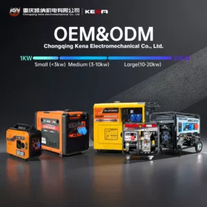 Cross-border customized 3KW dual-voltage gasoline inverter generator, portable 110V/220V dual-fuel for home use
