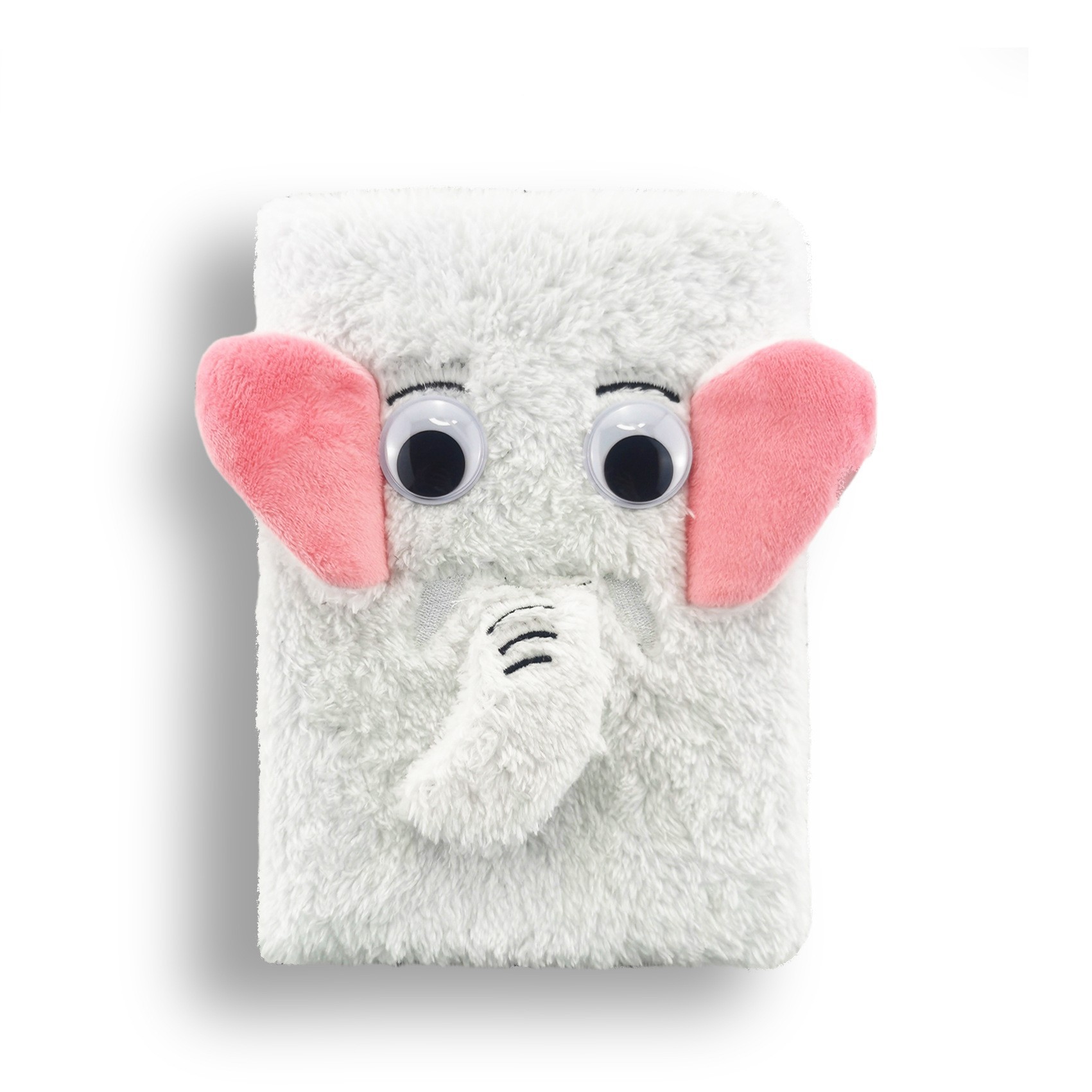 큰 눈 코끼리 흰색