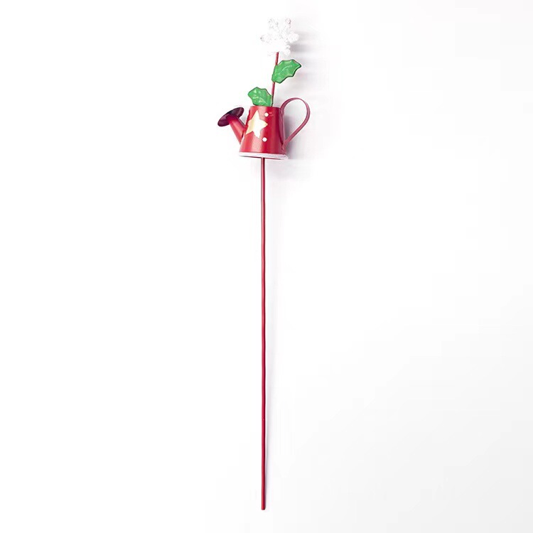 クロスボーダーのクリスマスの金属の置物のペンダントの生け花の家庭の祝日の装飾品の生け花のミニの植木鉢のクリスマスの挿し込み|undefined
