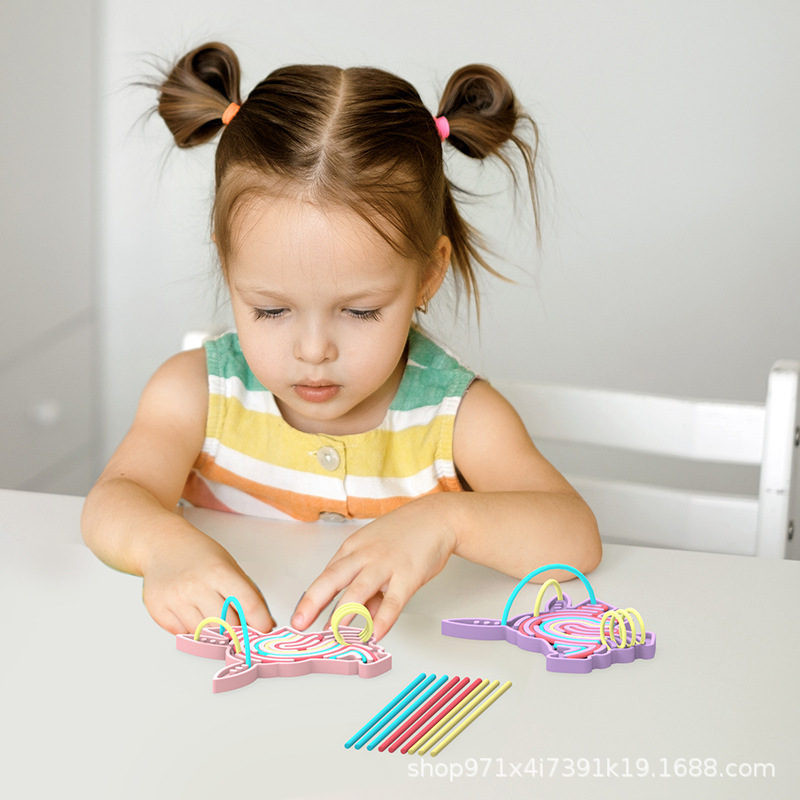 Transfronterizos Hot Vending Junta de actividad sensorial Junta de actividad de silicona en forma de conejo