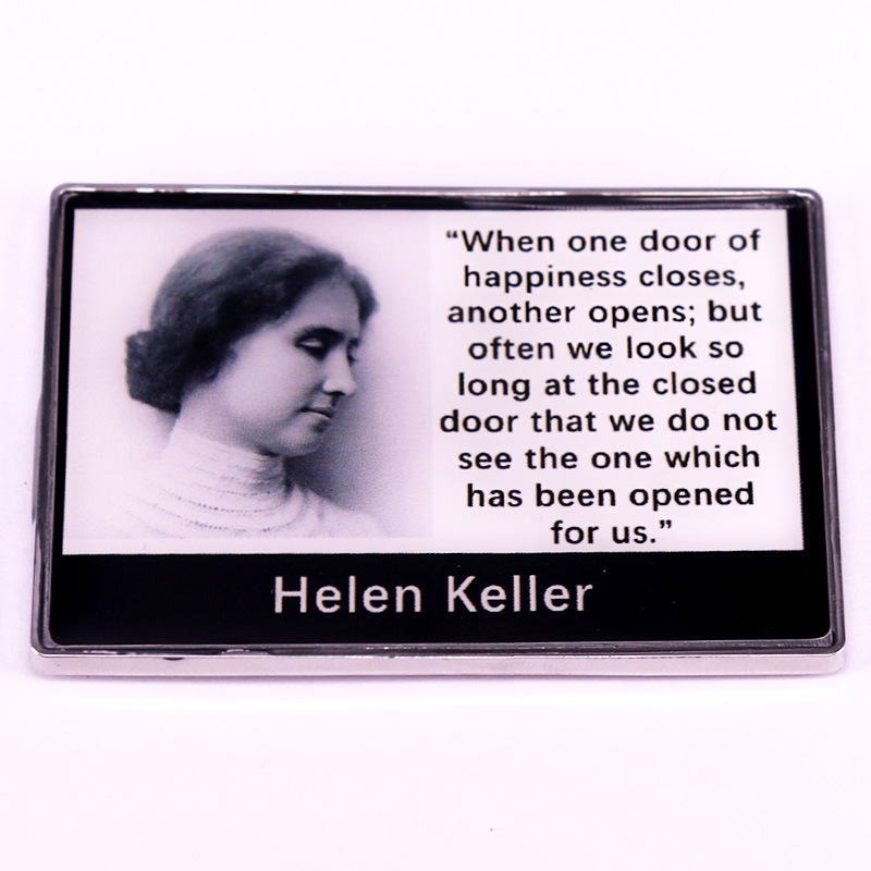 当幸福的一扇门关闭时另一扇门就会打开冰箱贴