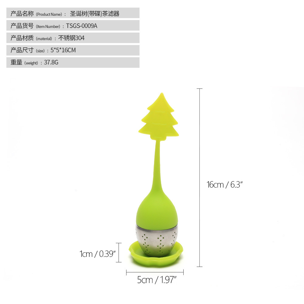 Infusor de Té de Acero Inoxidable 304 y Silicona