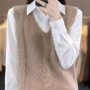 重磅秋冬v领打底针织衫