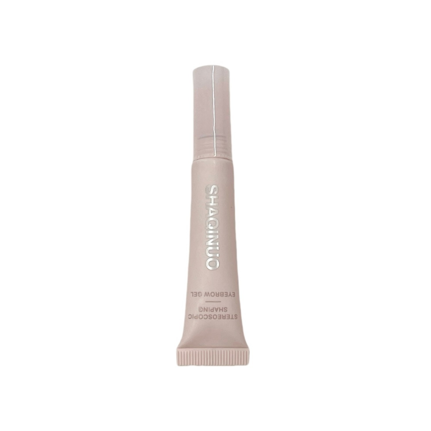 SHAQINUO gel de cejas sólidas estereoscópicas impermeable a prueba de sudor, fijación duradera de la raíz de cejas salvajes, gel de cejas teñido claramente.