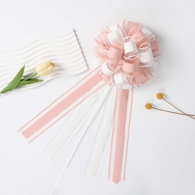 Nuevo transfronterizo de dos colores de dos capas suele 8 pulgadas de nieve bola de flores de regalo de fiesta decoración de vacaciones lotes de flores