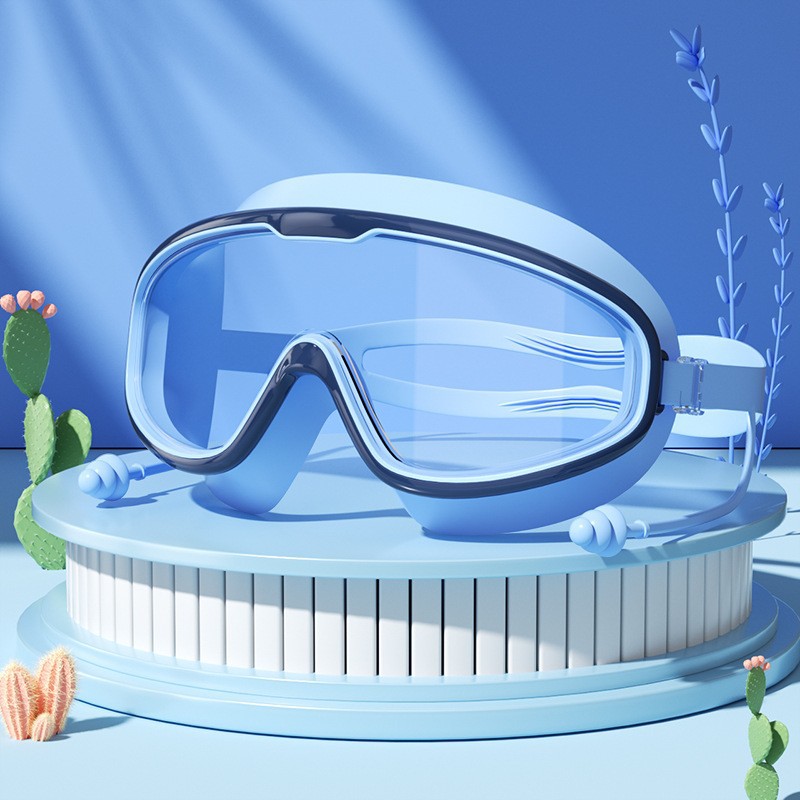Children's large-frame swimming goggles, high-definition anti-fog and waterproof swimming goggles, women's professional men's diving goggles, swimming goggles