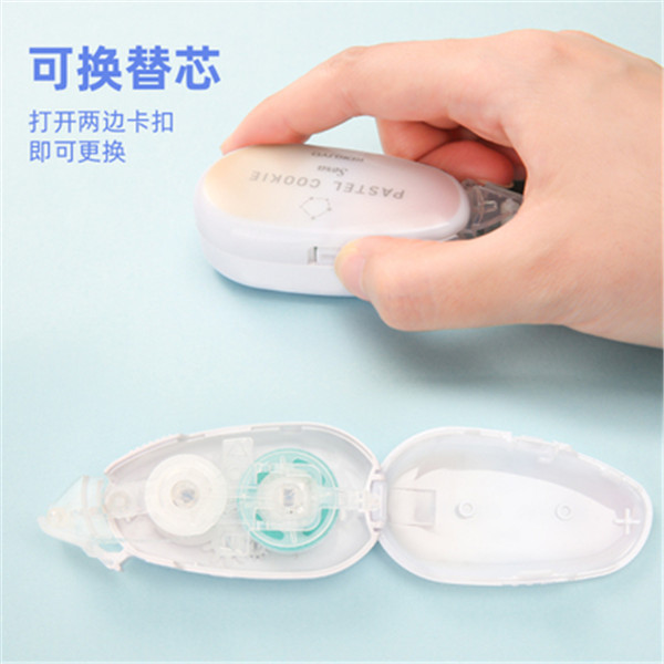 Kokuyo Dot pegamento claro cielo reemplazable Core 8M Arco Iris adhesivo de doble cara fuerte adhesivo de doble cara para los estudiantes