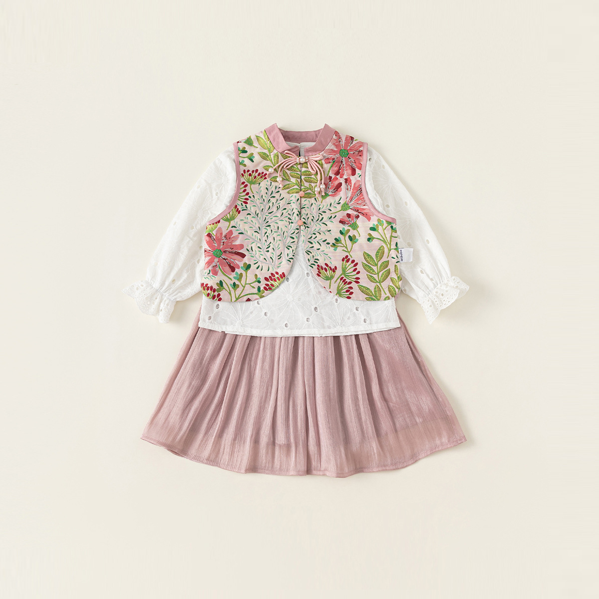 Modelo M Welfare, Vestido de Niña para Primavera y Otoño, No se Devuelve, Vestido Floral Infantil, Vestido de Niña de Manga Larga para Otoño, Ropa Infantil en Liquidación