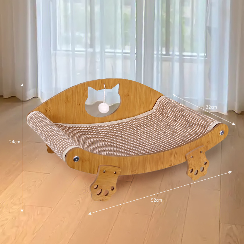 猫ベッド、猫クライミングフレーム、猫の巣、オールインワン夏用オールシーズン猫スクラッチボード、ソファ、麻、欠けない、外国貿易卸売|undefined