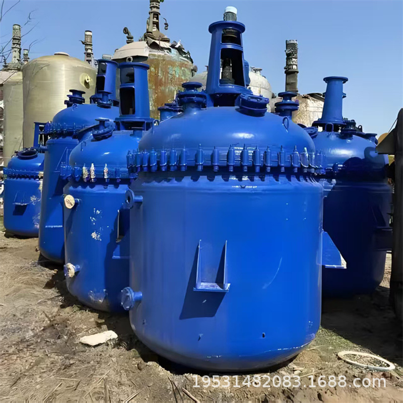 二手1000升2000升搪瓷反应釜 大厂家反应釜 电加热不锈钢反应釜