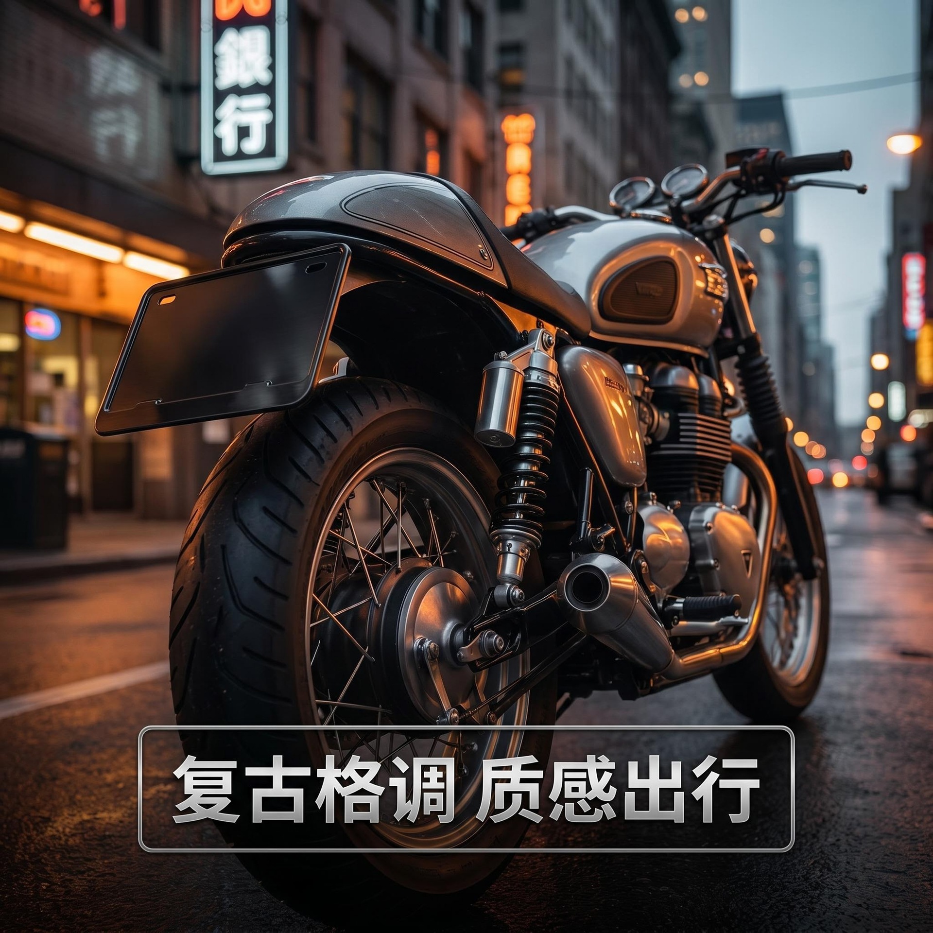 National Standard Motorcycle Yellow License Plate Plastic Frame, Compliant with New Traffic Regulations, Does Not Block the License Plate, Waterproof and Wear-Resistant, Can Be Printed with Logo