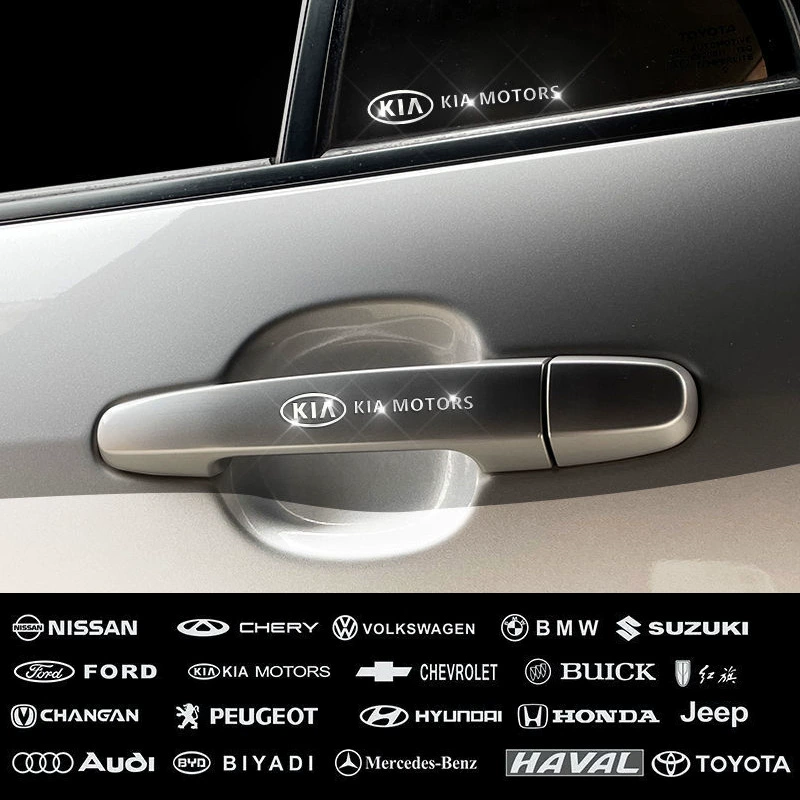 Автомобильные металлические автомобильные наклейки с автомобильным логотипом среднего окна управления стеклоочиститель