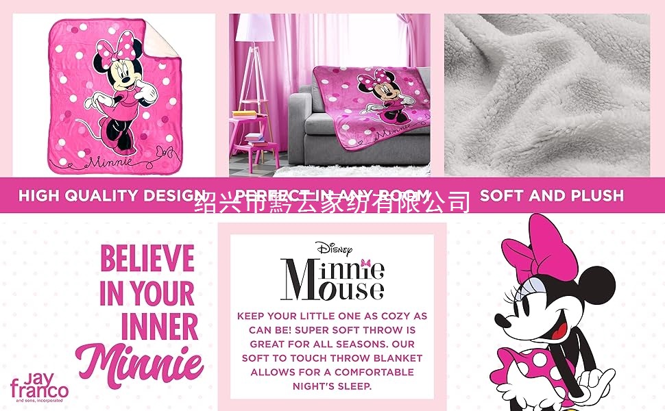 bed set teenagers minnie mouse pink neutral colors
