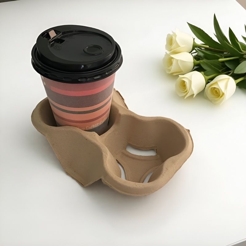 GM4 pulpa desechable desgarrable ecológica cuatro tazas de 8 tazas de té rey varios soporte de tazas dobles desmontables grueso mayorista bajo precio image 4