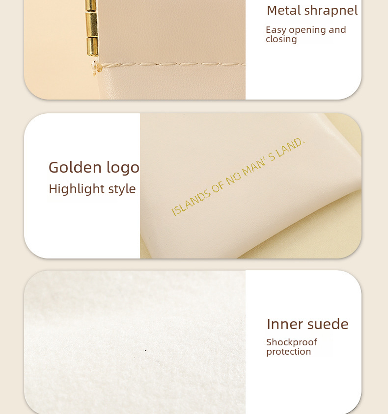 Nouveau sac de rangement en PU pour éclats d'obus, mini porte-monnaie pour femme, portefeuille pour femme, sac à cartes, sac de grande qualité, sac à cosmétiques_voghion.com