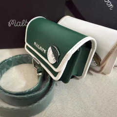新款高尔夫时尚手提包防水多功能杂物小球袋双层男女迷你皮质腰包