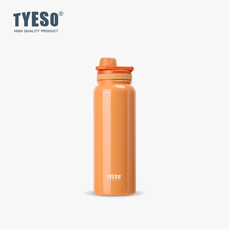 Taisuo 学生スポーツボトル TYESO ポータブルハンドルステンレス鋼ウォーターカップ INS 真空北欧スタイル二重層断熱カップ|undefined