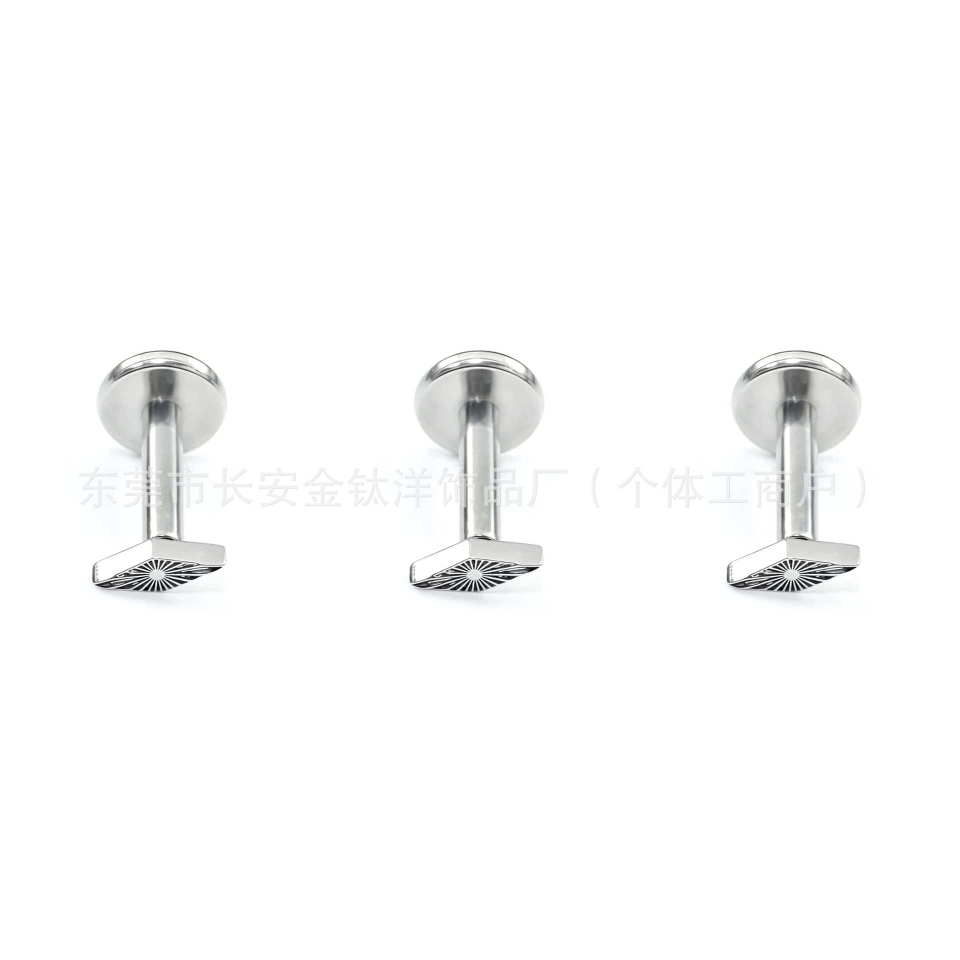 Labret piercing jewelry detail image