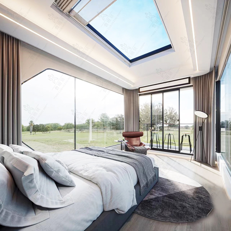 Nongjiale país futuro tecnología cabina Villa B & B cápsula espacial aislamiento térmico invierno cálido verano fresco vida B & B