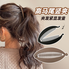 つや消しクリップ、無地の魚クリップ、歯付き滑り止めポニーテールクリップ、フラットヘアクリップ、バナナクリップ、ヘアアクセサリー、前髪