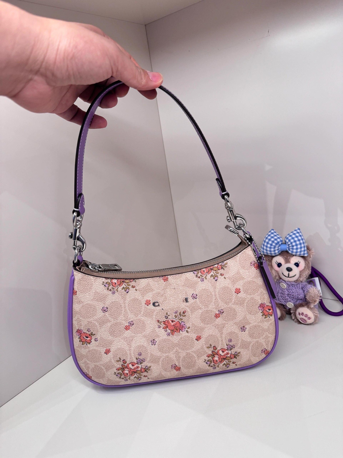 Bolso de mujer Kou nuevo bolso de hombro Teri25 retro color a juego bolso de axila cadena bolso de mahjong hombro pequeño bolso cuadrado mujer