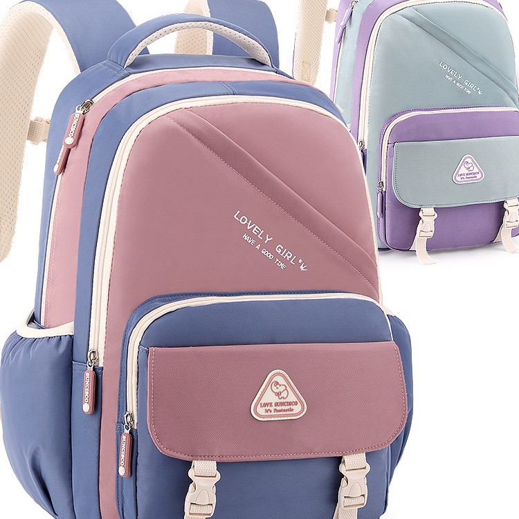 新仕高书包女孩小学生三到五六年级初中女生新款高颜值大容量