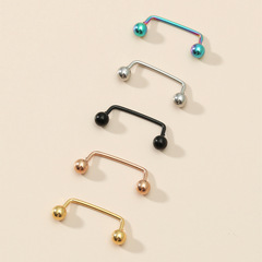 New Fashion Barbell Lip Piercing Ear Cuff Tongue Stud Multi-purpose U-shaped Stylish Body Jewelry Direct from Manufacturer