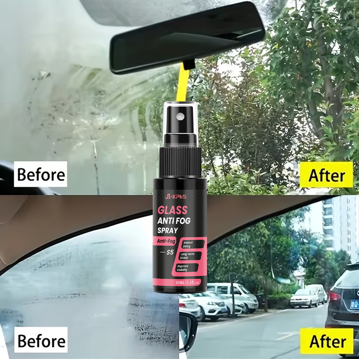 YT205 Automotive Glass Anti-Fog Rearview Mirror Window Glass Anti-Fog Anti-Rain Hydrophobic Coating Agent for Cross-Border Supply