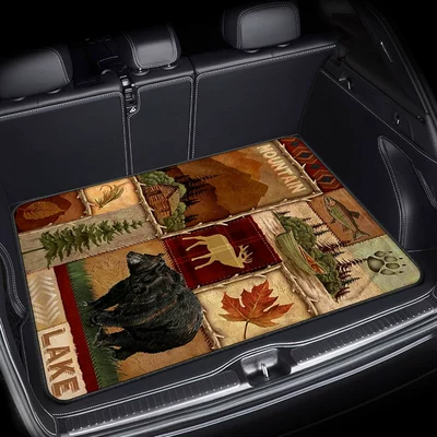 Cross-border American car trunk mat crystal velvet floor mat dirty and easy to take care of car sound insulation mat items dust mat (Avtomobil döşəmə paspasları) - gl-color-1-75100cm
