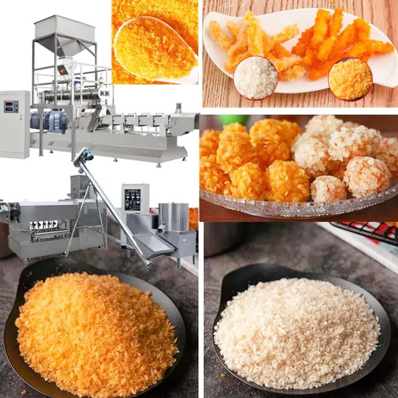 小型膨化机 面包糠生产线 雪花片膨化机 日式面包糠膨化机 膨化机