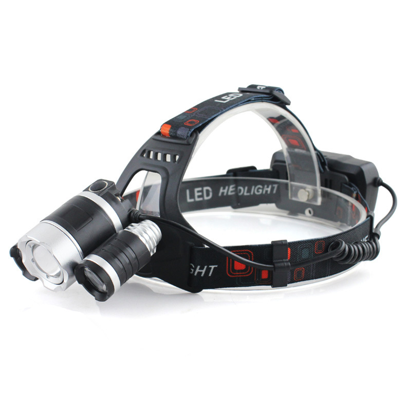 Fábrica al por mayor rotación zoom faro USB carga inducción fuerte luz Faro de alta potencia T6 impermeable noche Faro de pesca