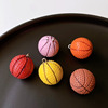 Basketball pendant, keychain, ball, accessory with accessories PVC, 2cm, handmade