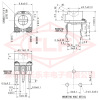 HDK miniature potentiometer VZ067TL-B501 Hokuri-Merchant variable resistance 500R