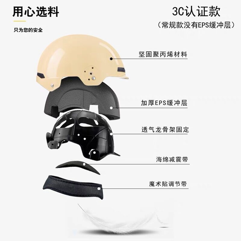 3C Certified Electric Vehicle Helmet - Unisex, Minimalist, All-Season
