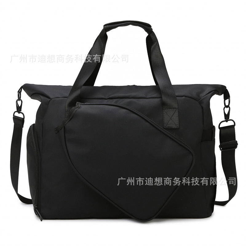 Bolsa de pelota nueva gran capacidad, bolsa de raqueta de pelota ligera con bolso de zapato independiente, bolso de deporte