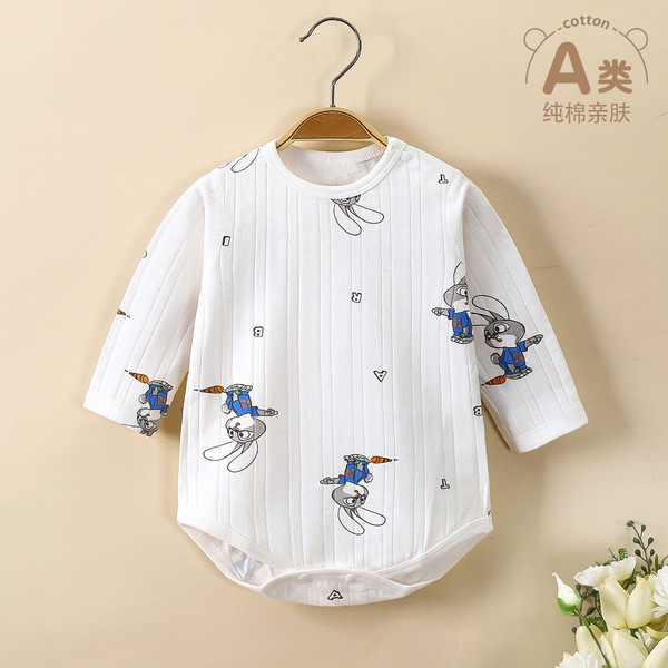 Cotton autumn overall for new born